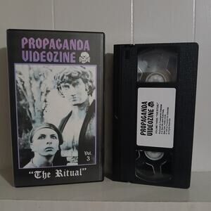 Custom Copy Propaganda Videozine VHS Tape "The Ritual" Vol. 3 Occult Gothic 1994